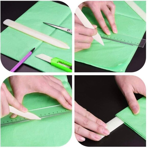 Camel - Bone Folder - 6" Hand carved Professional Book Folding Tool - Real Bone - Picture 2 of 8